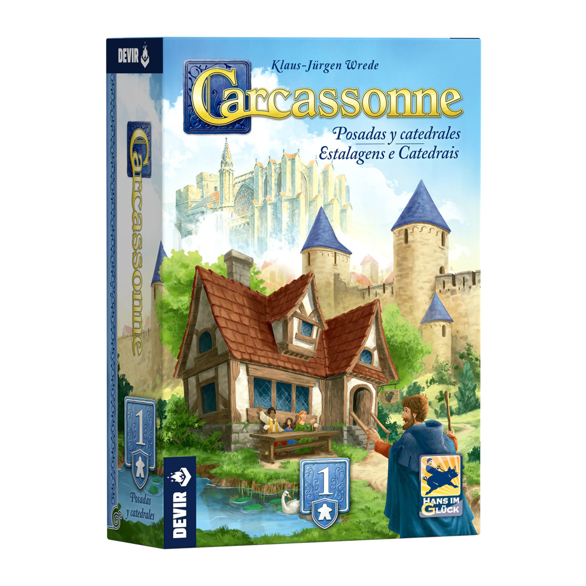 Devir Carcassonne Expansion Posadas Y Catedrales  - Español