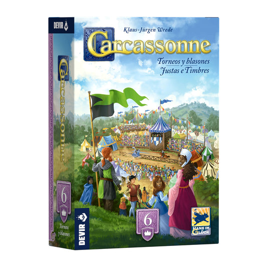 Devir Carcassonne Expansion Torneos Y Blasones - Español