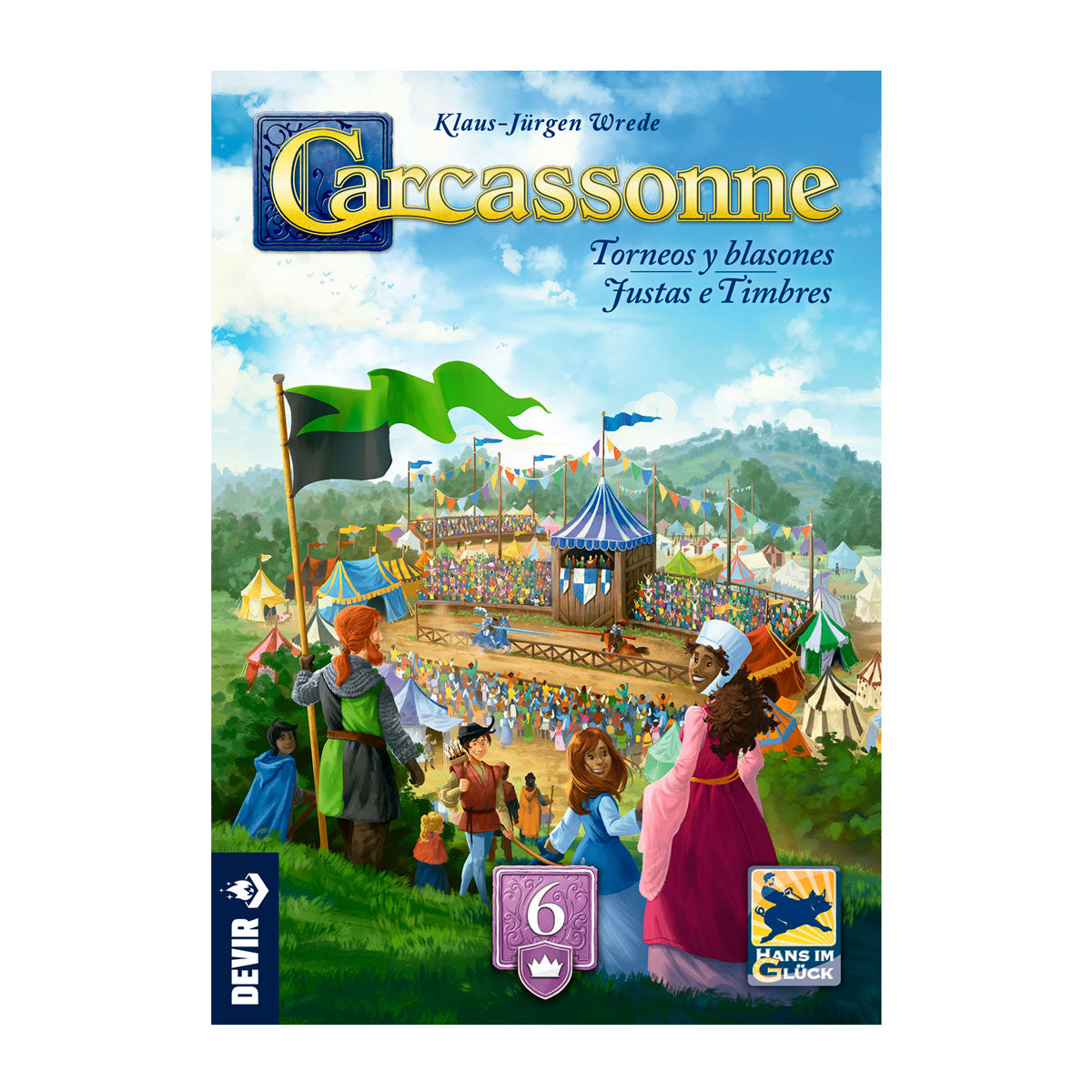 Devir Carcassonne Expansion Torneos Y Blasones - Español