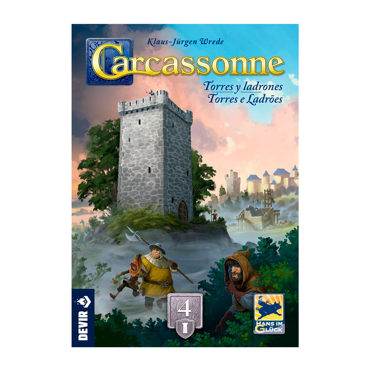 Devir Carcassonne Expansion Torres Y Ladrones - Español