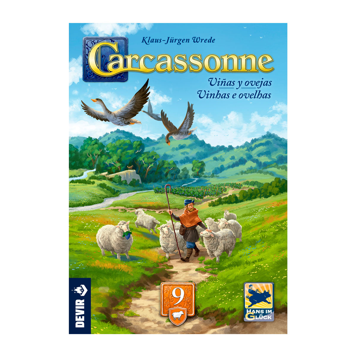 Devir Carcassonne Expansion Viñas Y Ovejas - Español