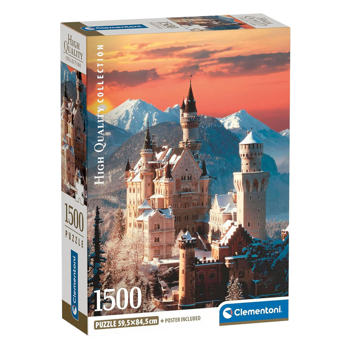 Clementoni Rompecabezas Castillo Neuschwanstein 1500 Pzas