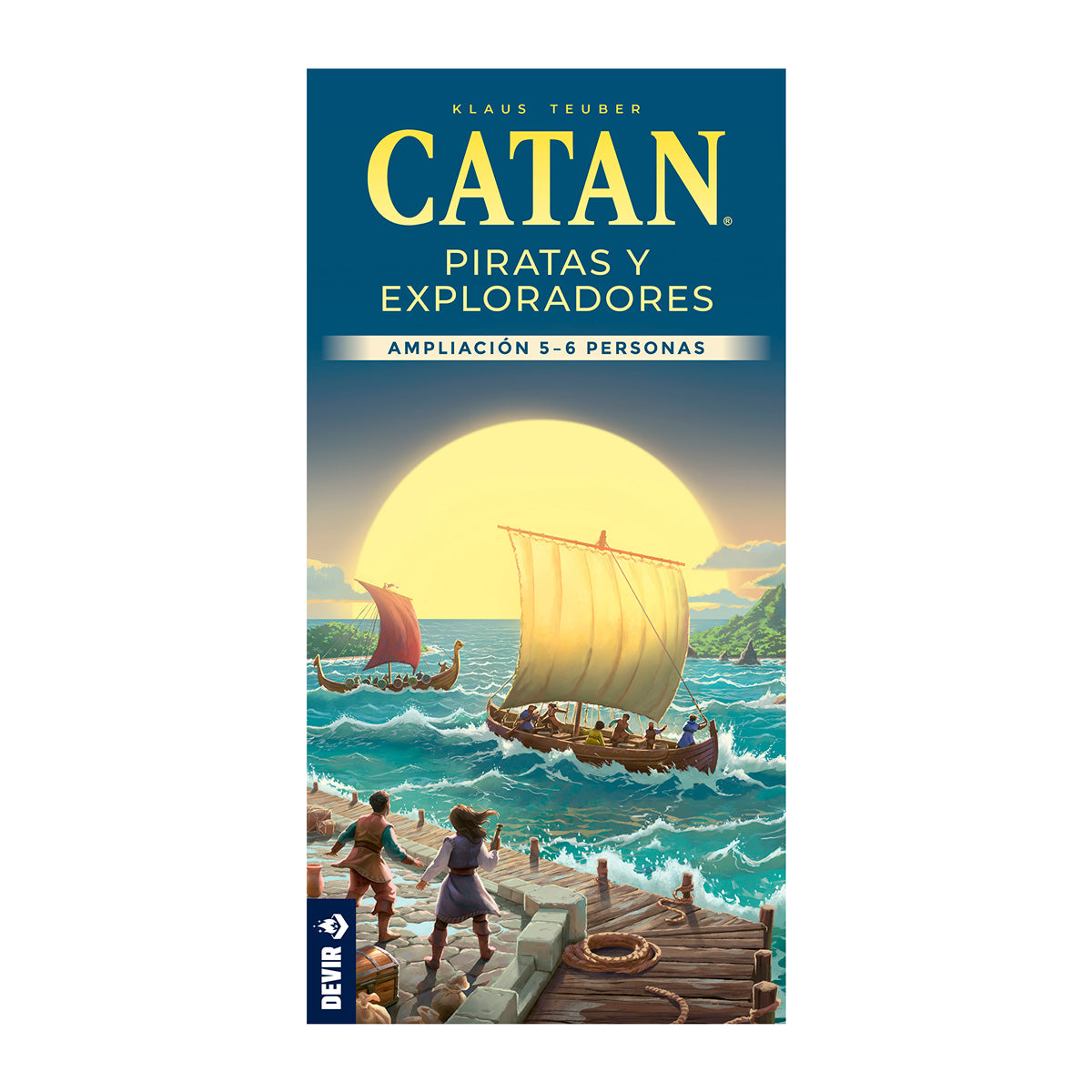 Catan Piratas Y Exploradores Ampliación Para 5-6 Jugadores -