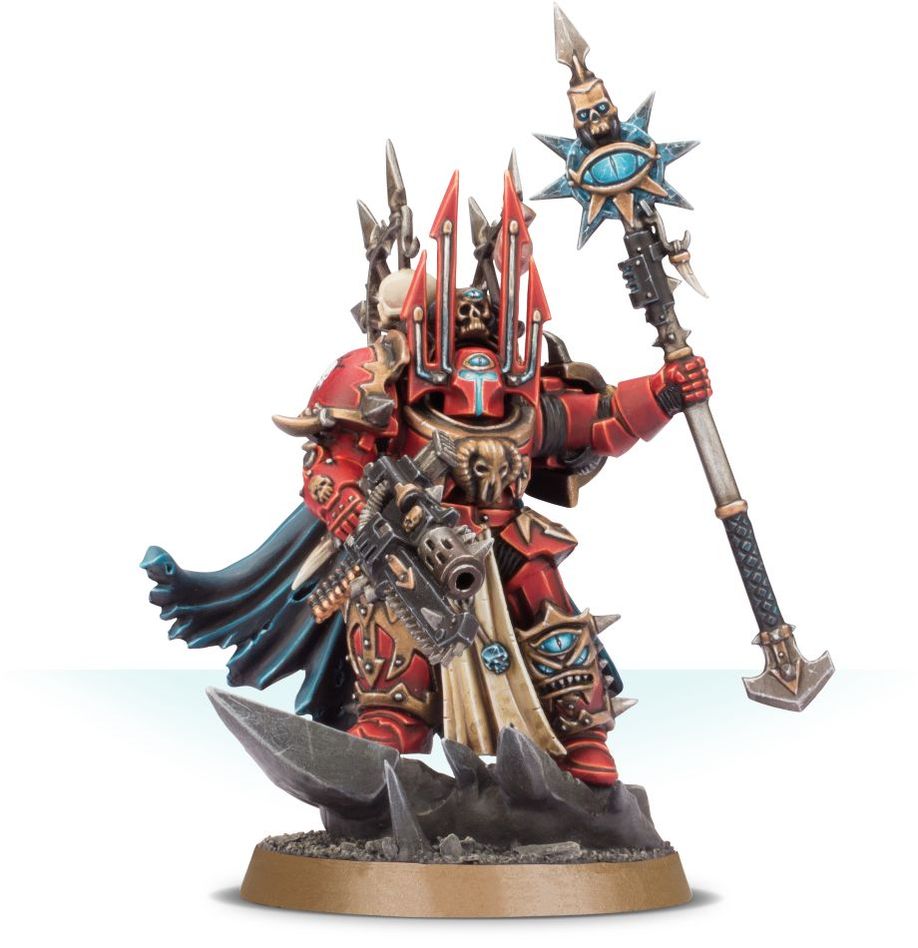 Gw Warhammer 40k Chaos Space Marines Chaos Lord In Terminator Armour