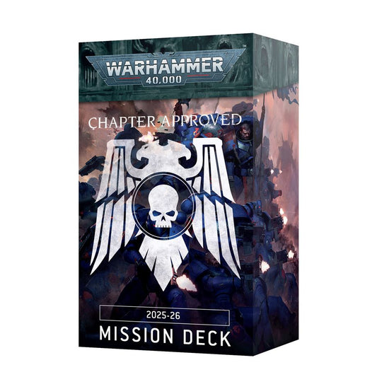 Games Workshop Warhammer40k Chapter Approved 2025-26 Mission Deck