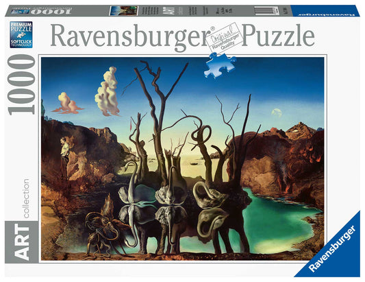 Ravesnburger Rompecabezas Cisnes Que Se Reflejan Dalí 1000pz