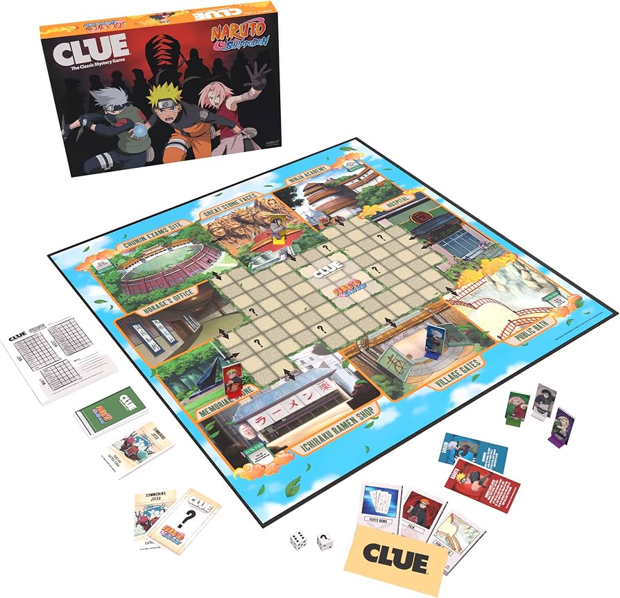 Usaopoly Clue Naruto Shippuden juego de mesa