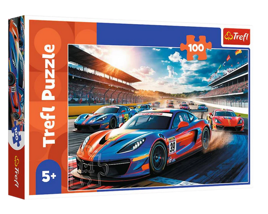 Trefl Rompecabezas Coches De Carrera 100 Pza