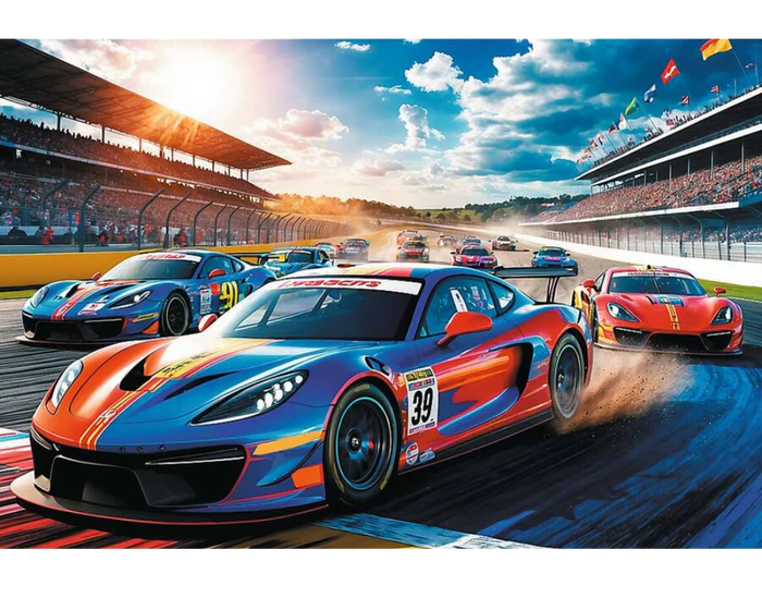 Trefl Rompecabezas Coches De Carrera 100 Pza