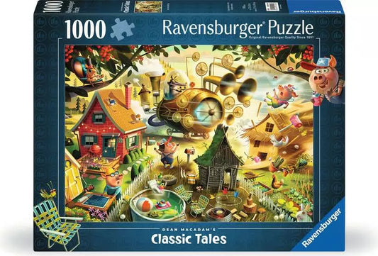 Ravensburger Rompecabezas Los 3 Cerditos 1000 Pzas