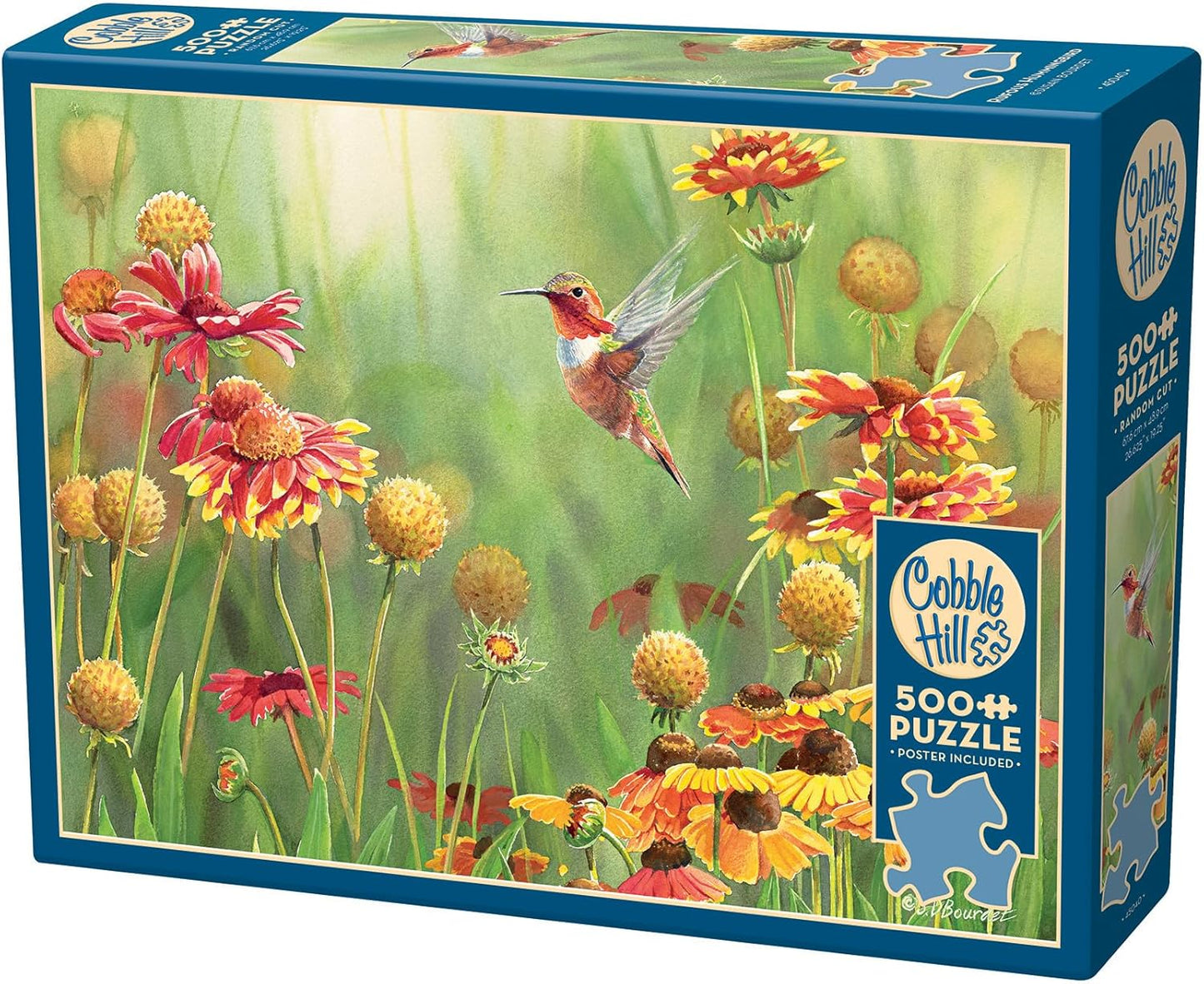 Cobble Hill  Rompecabezas Colibri Rufous En Verano 500 Pz