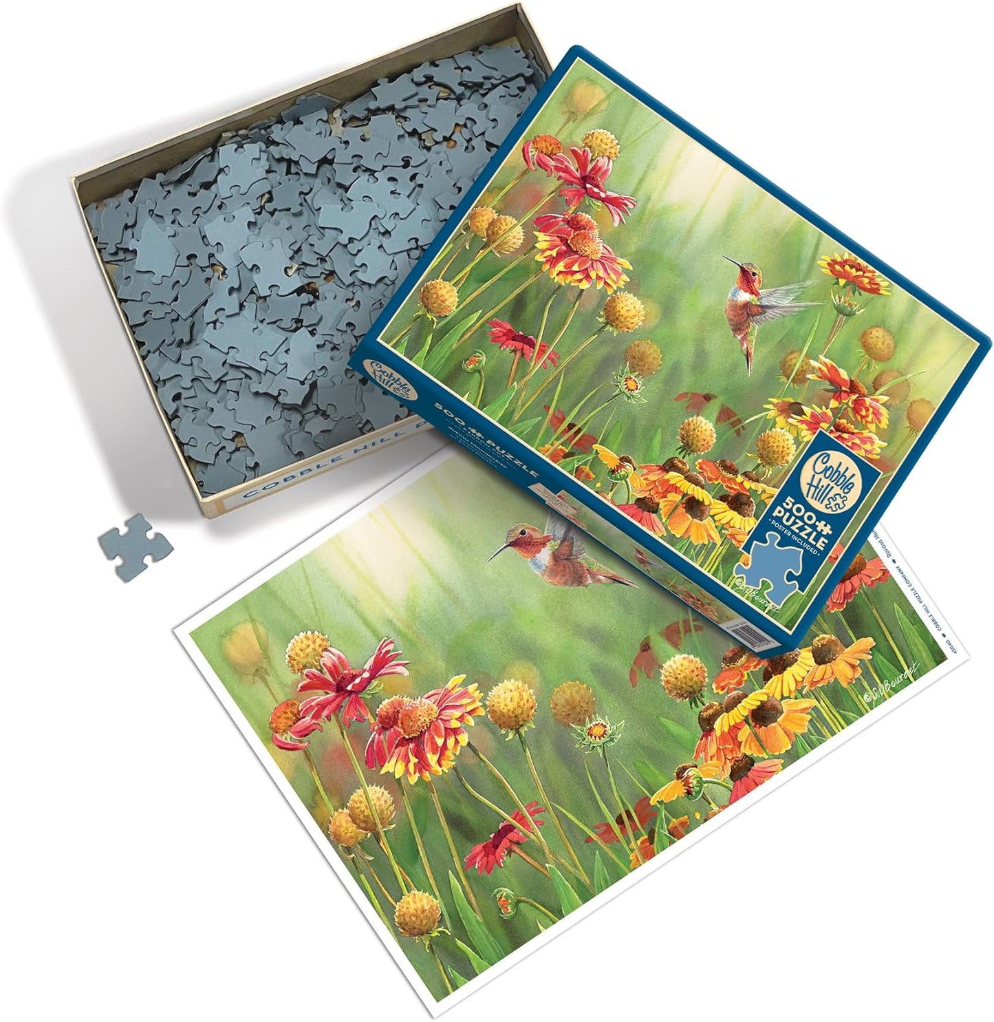 Cobble Hill  Rompecabezas Colibri Rufous En Verano 500 Pz