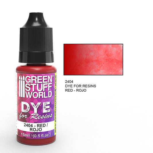 Green Stuff World Colorante para Resinas 15ml Rojo