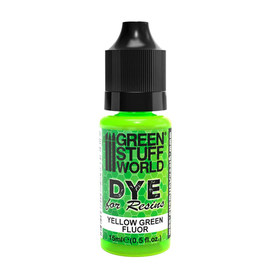 Green Stuff World Colorante para Resinas 15ml Amarillo Verde Fluorecente