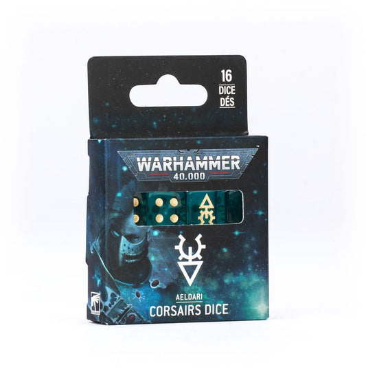 Games Workshop Warhammer40k Aeldari Corsairs Dice Dados