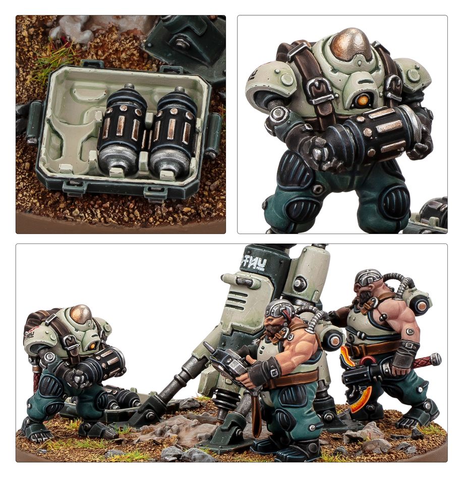 Games Workshop Warhammer 40k League Of Votann Cthonian Earthshakers