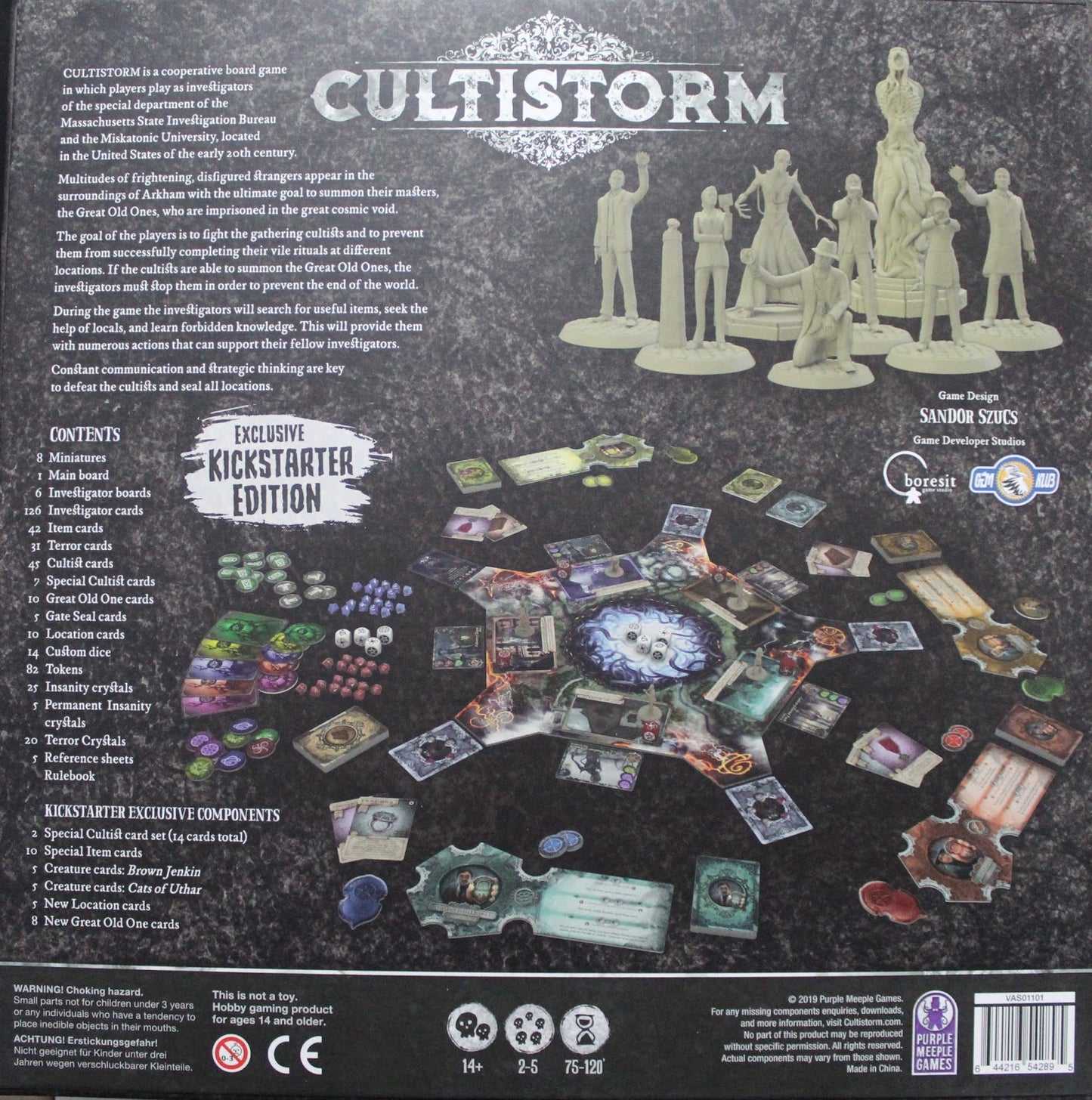 Cultistorm Kickstarter Exclusive Edition Juego De Mesa