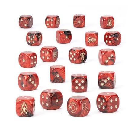 GW Warhammer The Horus Heresy Legio Custodes Dice Set Dados