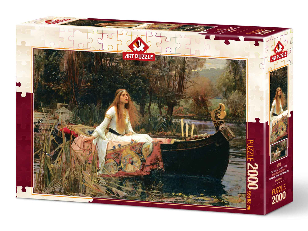 Art Puzzle Rompecabezas La Dama de Shalott 2000 Pzas