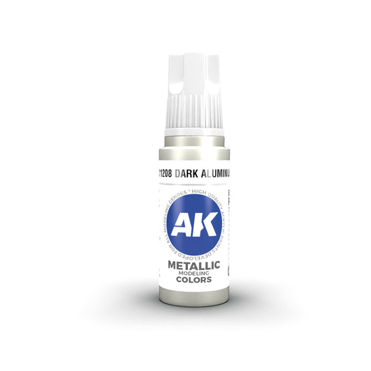 Ak Pintura Acrílica Gama Metallic AK11208 Dark Aluminium 18ml