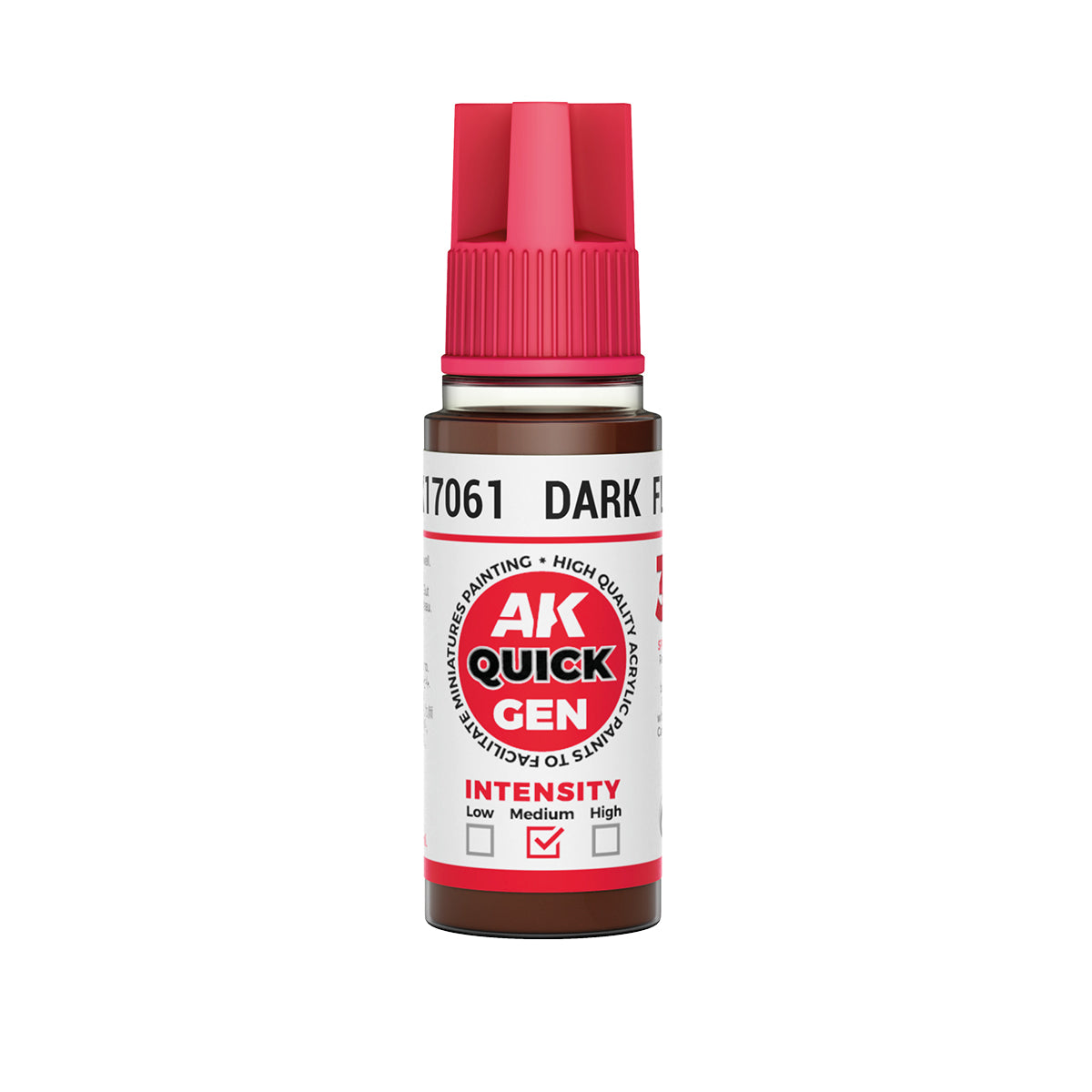 AK Pintura Acrílica Quickgen AK17061 Intensity Medium Dark Flesh 18ml