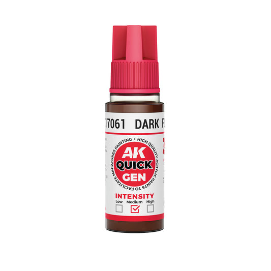 AK Pintura Acrílica Quickgen AK17061 Intensity Medium Dark Flesh 18ml