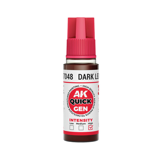 AK Pintura Acrílica Quickgen AK17048 Intensity High Dark Leather 18ml