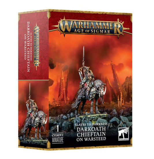 Games Workshop Warhammer AOS Slaves To Darkness Darkoath Chieftain On Warsteed