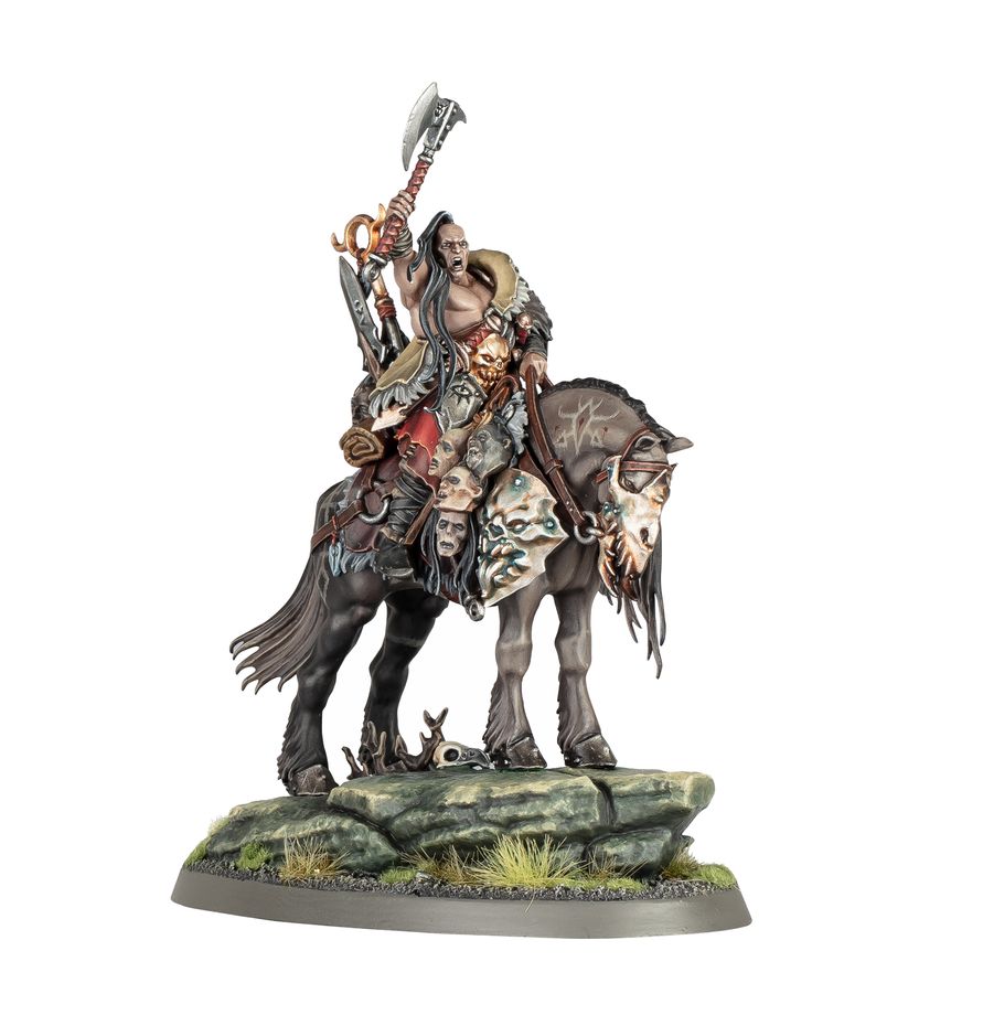Games Workshop Warhammer AOS Slaves To Darkness Darkoath Chieftain On Warsteed