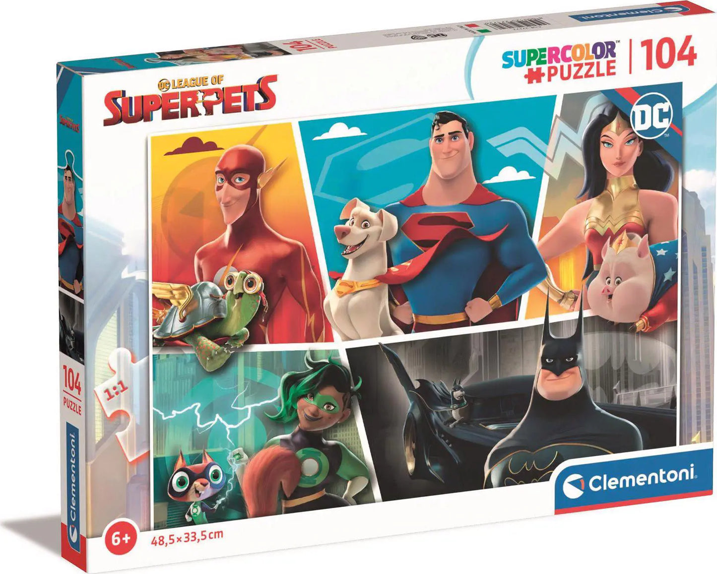 Clementoni Rompecabezas Dc Comics Super Mascotas 104 Pza