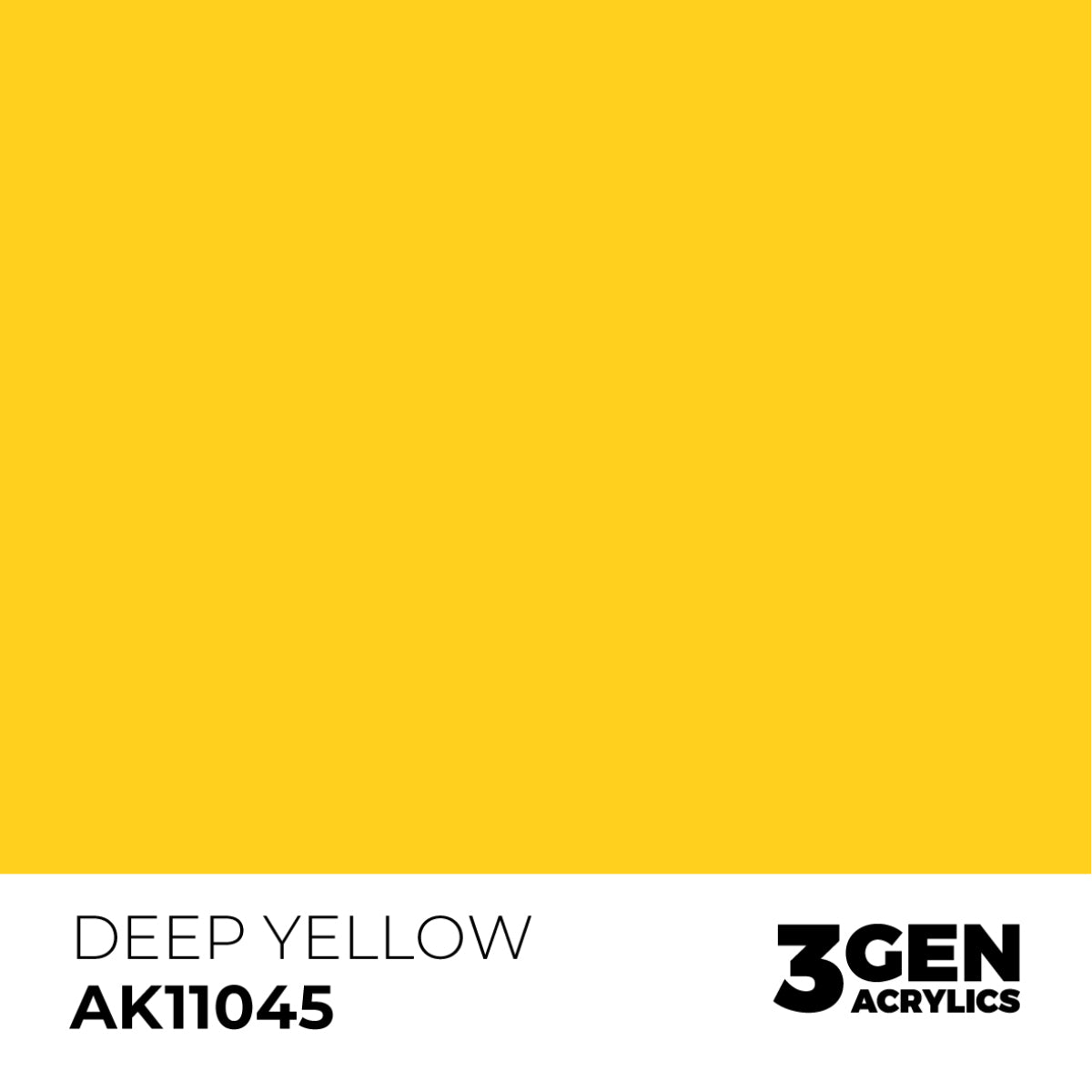 Ak Pintura Acrílica Gama Intense AK11045 Deep Yellow 18ml