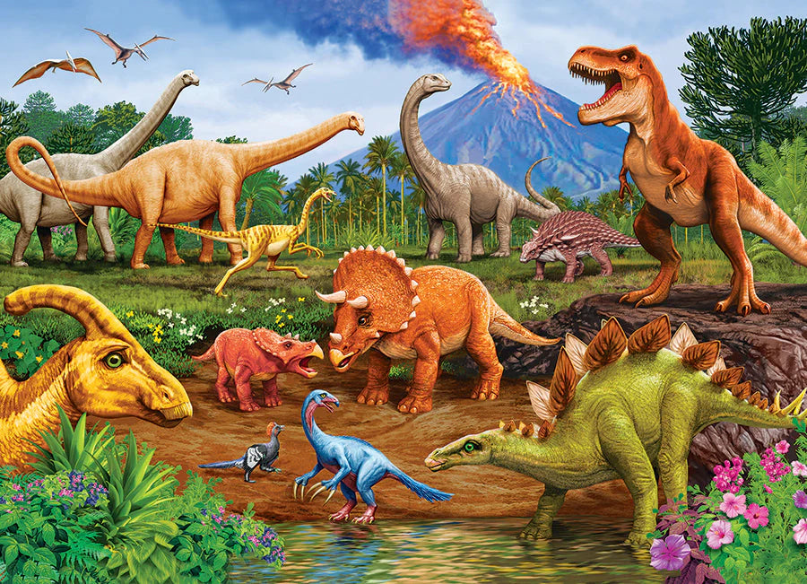 Cobble Hill Rompecabezas Dinosaurios Volcán 350 Pza