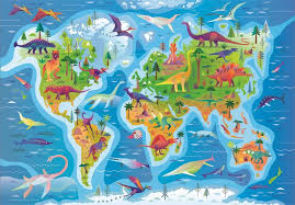 Clementoni Rompecabezas Mapa De Dinosaurios 180 Pza