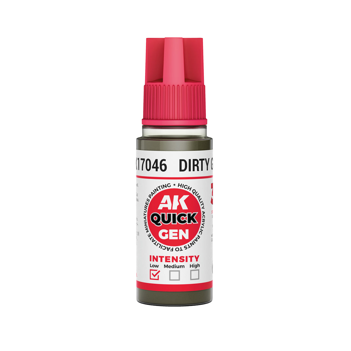 AK Pintura Acrílica Quickgen AK17046 Intensity Low Dirty Grey 18ml