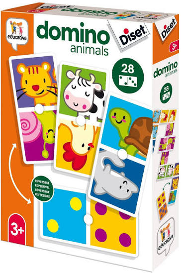Diset Dominó De Animales Juego De Mesa - En Español