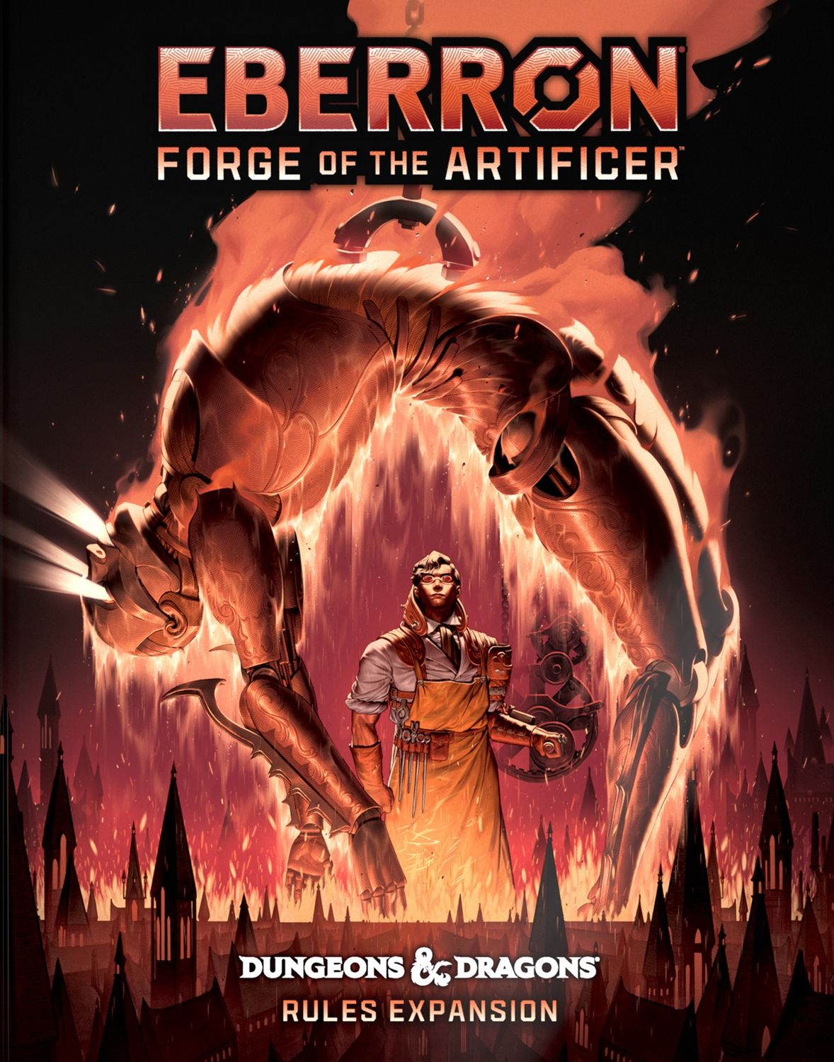 Dungeons & Dragons Eberron Forge Of The Artificer Rules Expansion Alternate Cover Libro Inglés
