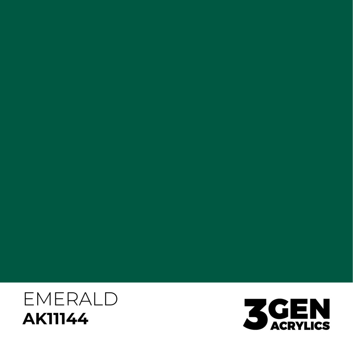 Ak Pintura Acrílica Gama Genérica AK11144 Emerald 18ml