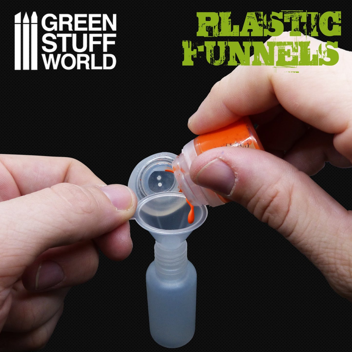 Green Stuff World 10 Embudos De Plastico