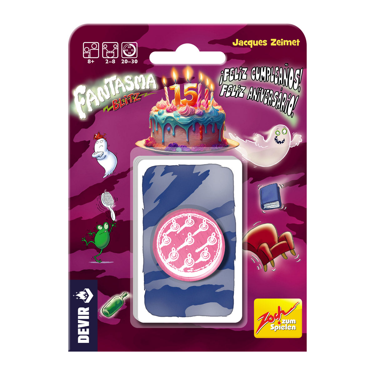 Devir Fantasma Blitz ¡Feliz Aniversario! Juego de mesa - Español