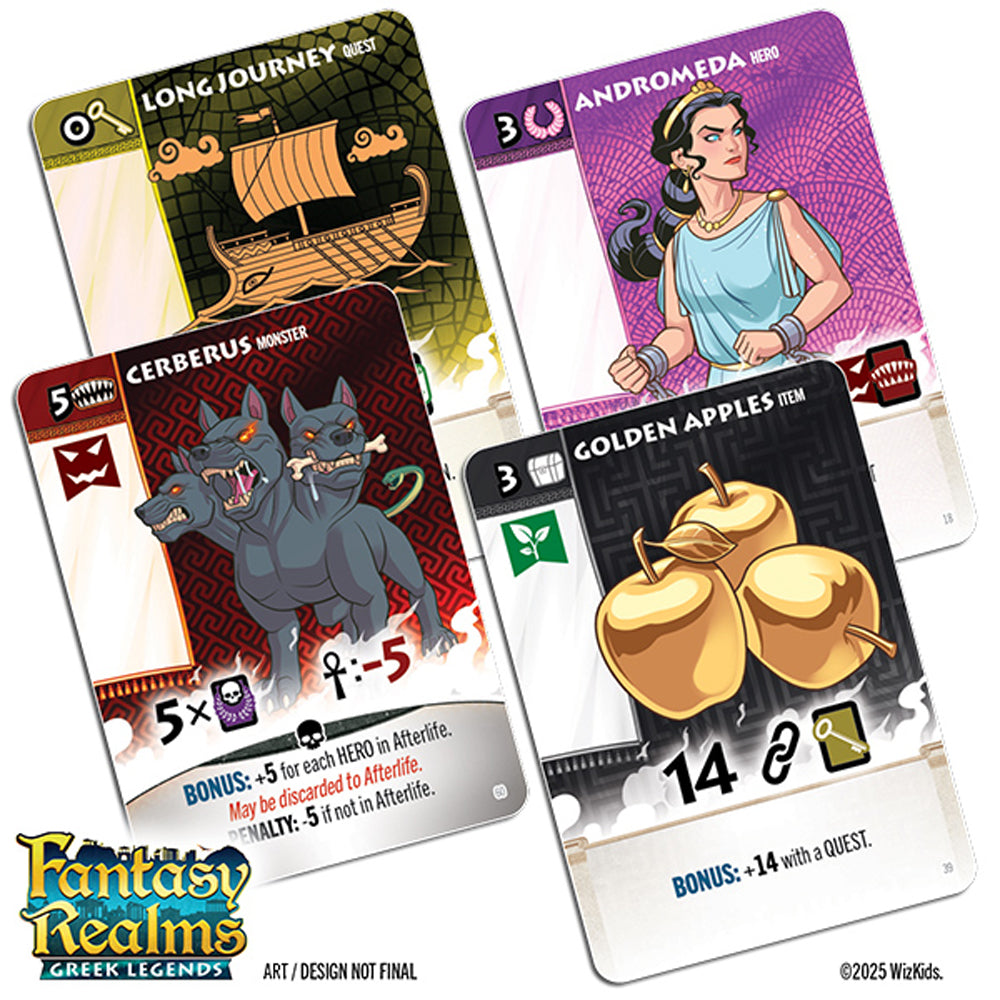 Wizkids Fantasy Realms Greek Legends Juego De Mesa