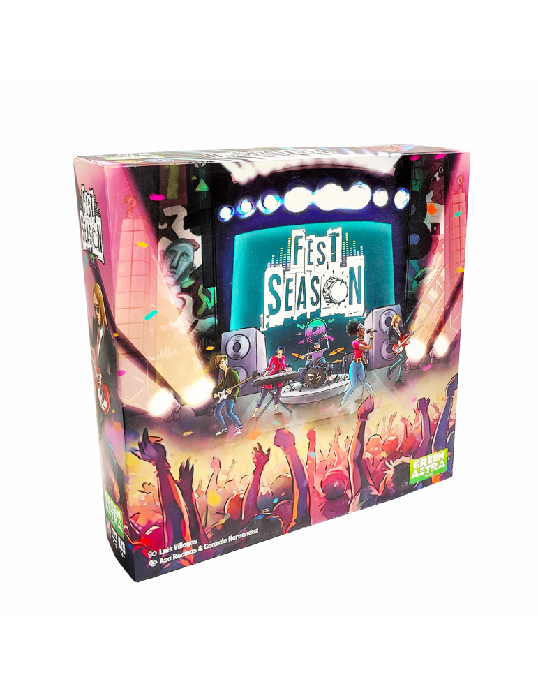 Green Astra Fest Season Kickstarter Juego De Mesa - Español