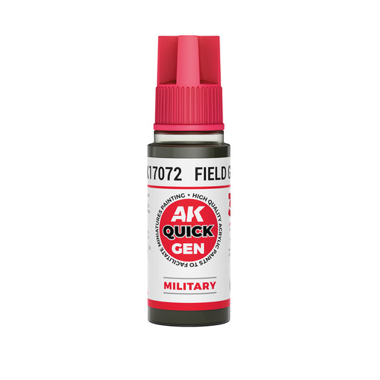 AK Pintura Acrílica Quickgen AK17072 Military Field Grey 18ml