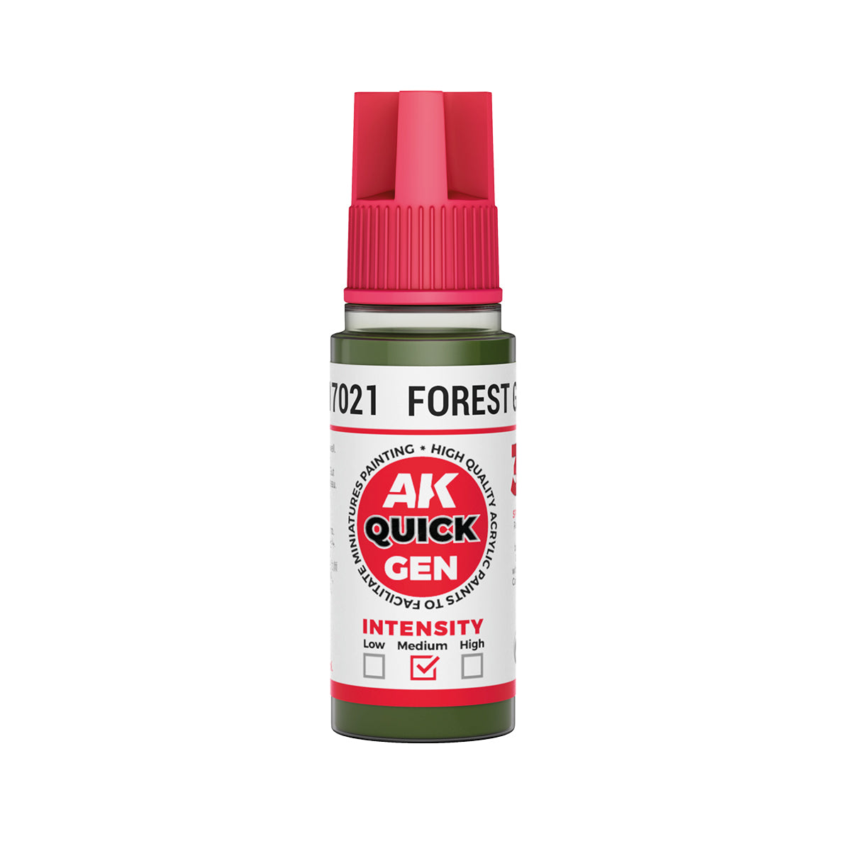 AK Pintura Acrílica Quickgen AK17021 Intensity Medium Forest Green 18ml