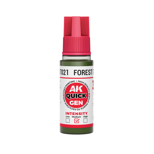 AK Pintura Acrílica Quickgen AK17021 Intensity Medium Forest Green 18ml