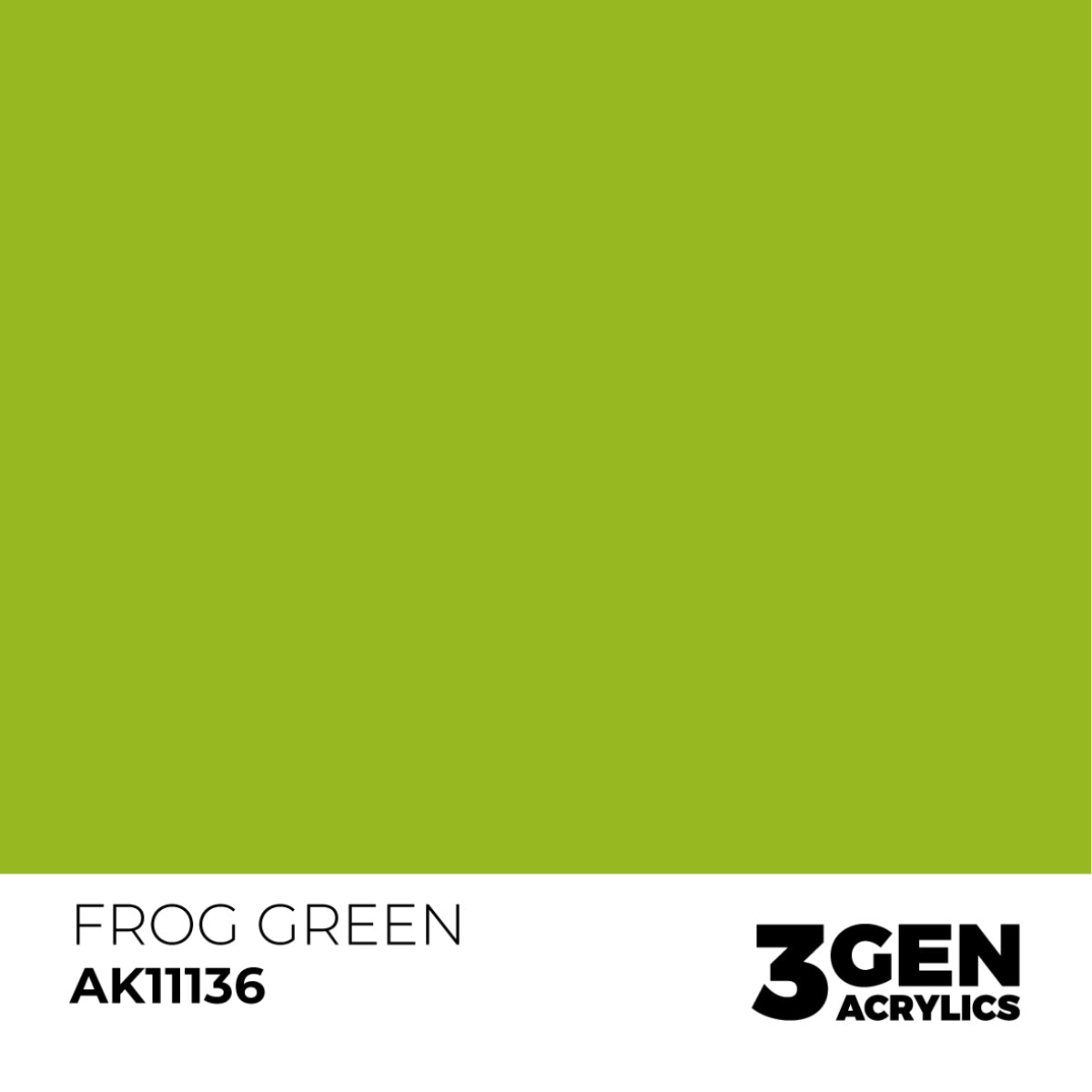 Ak Pintura Acrílica Gama Genérica AK11136 Frog Green 18ml