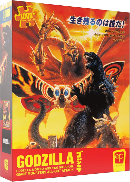 The Op Rompecabezas Godzilla Montros Gigantes 1000 Pzas