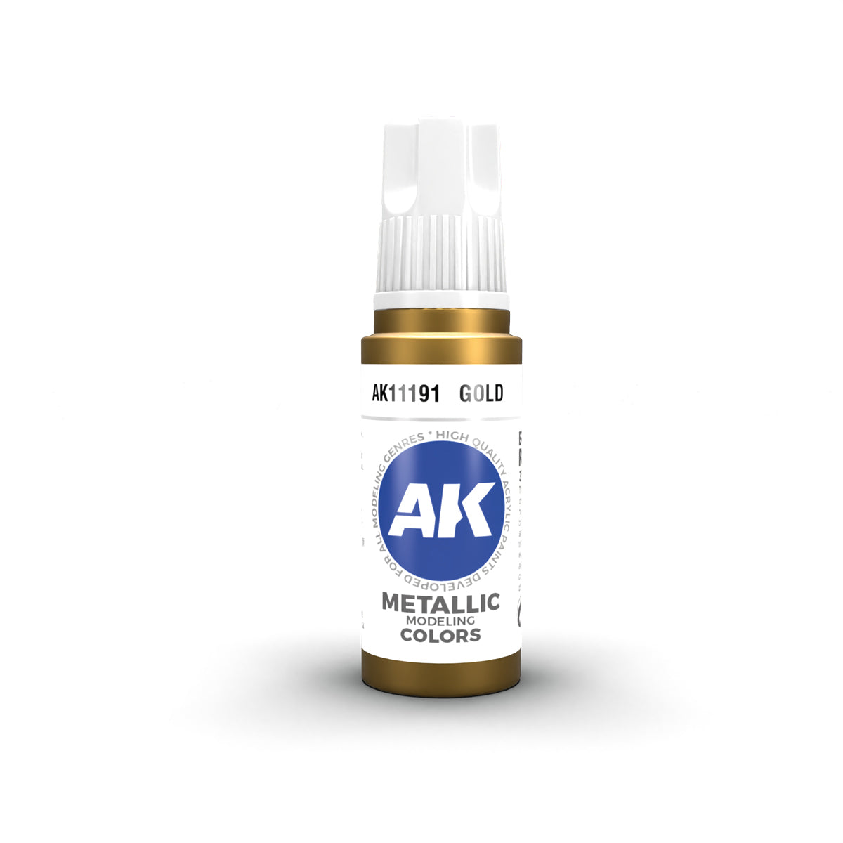 Ak Pintura Acrílica Gama Metallic AK11001 Gold 18ml