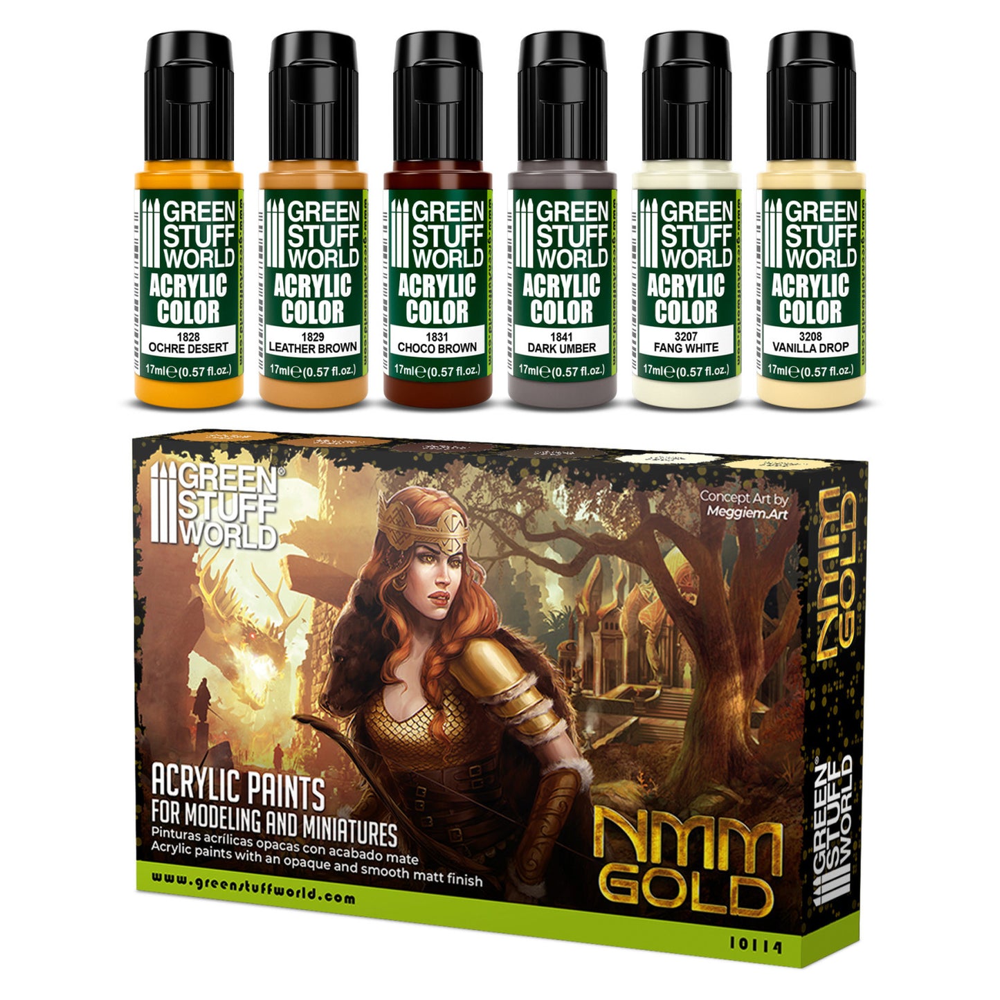 Green Stuff World Set Pintura Nmm Dorado 17ml 10114