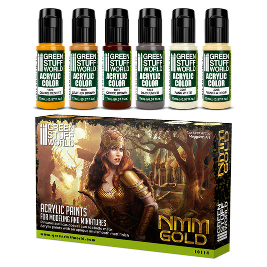 Green Stuff World Set Pintura Nmm Dorado 17ml 10114