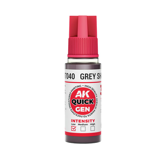 AK Pintura Acrílica Quickgen AK17040 Intensity Low Grey Shadow 18ml